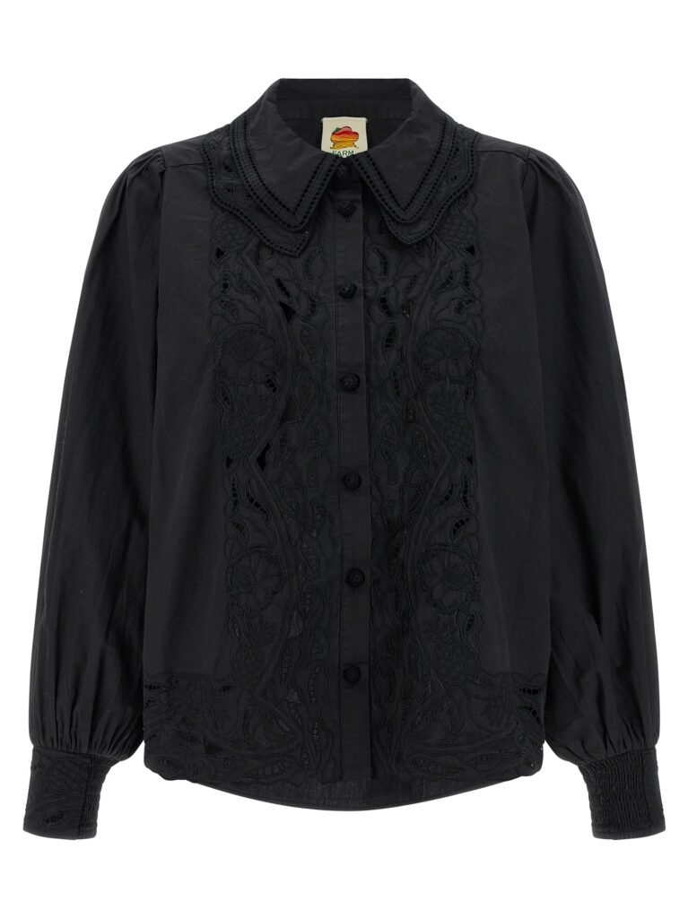 'Black embroidered' shirt