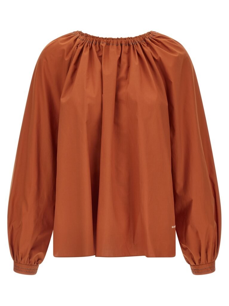 Boat neck blouse