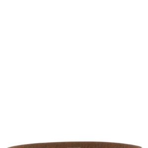 Braided leather belt