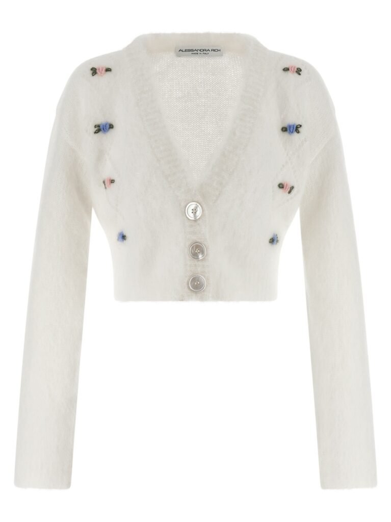'Carded Mohair' cardigan