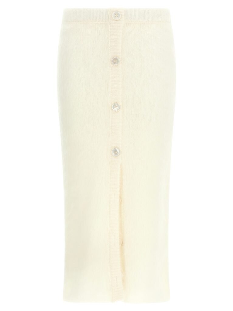 Carded mohair' skirt
