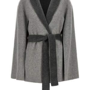 Cardigan with cape sleeves