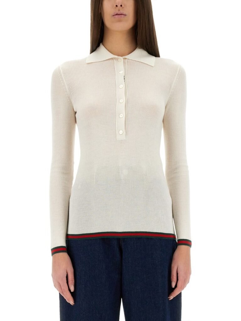 CASHMERE AND SILK POLO SHIRT