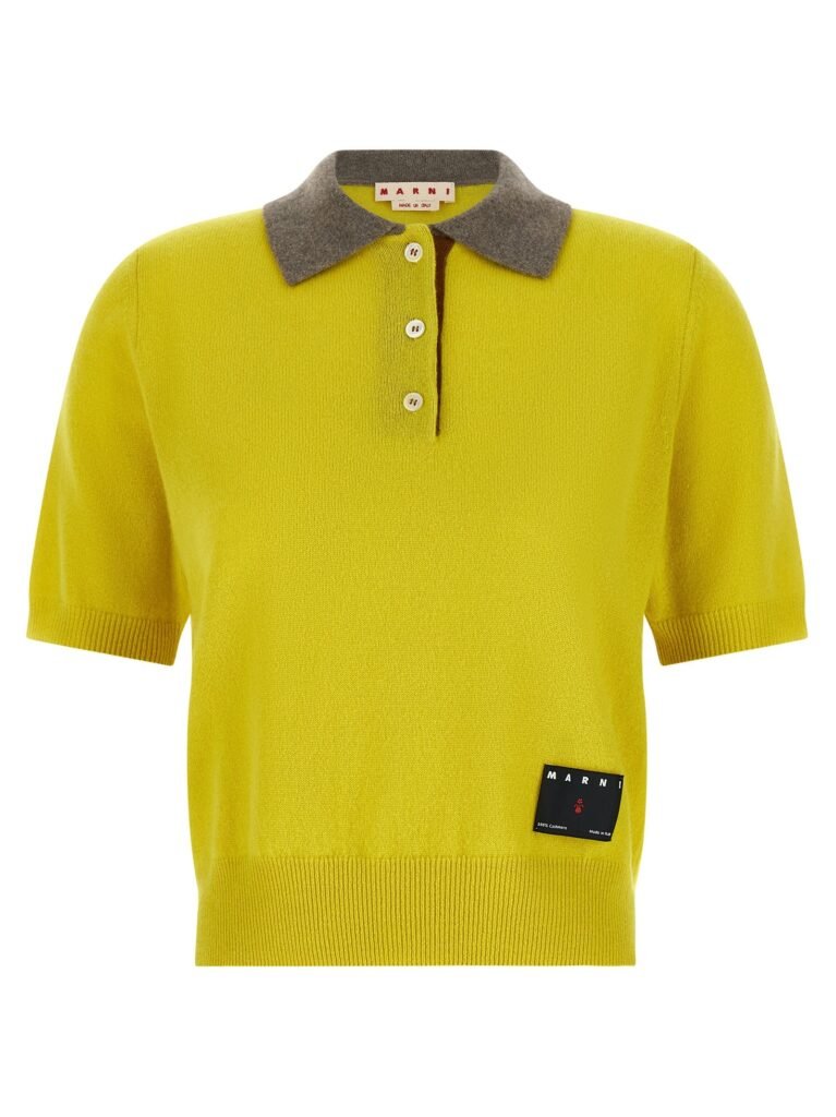 Cashmere polo shirt