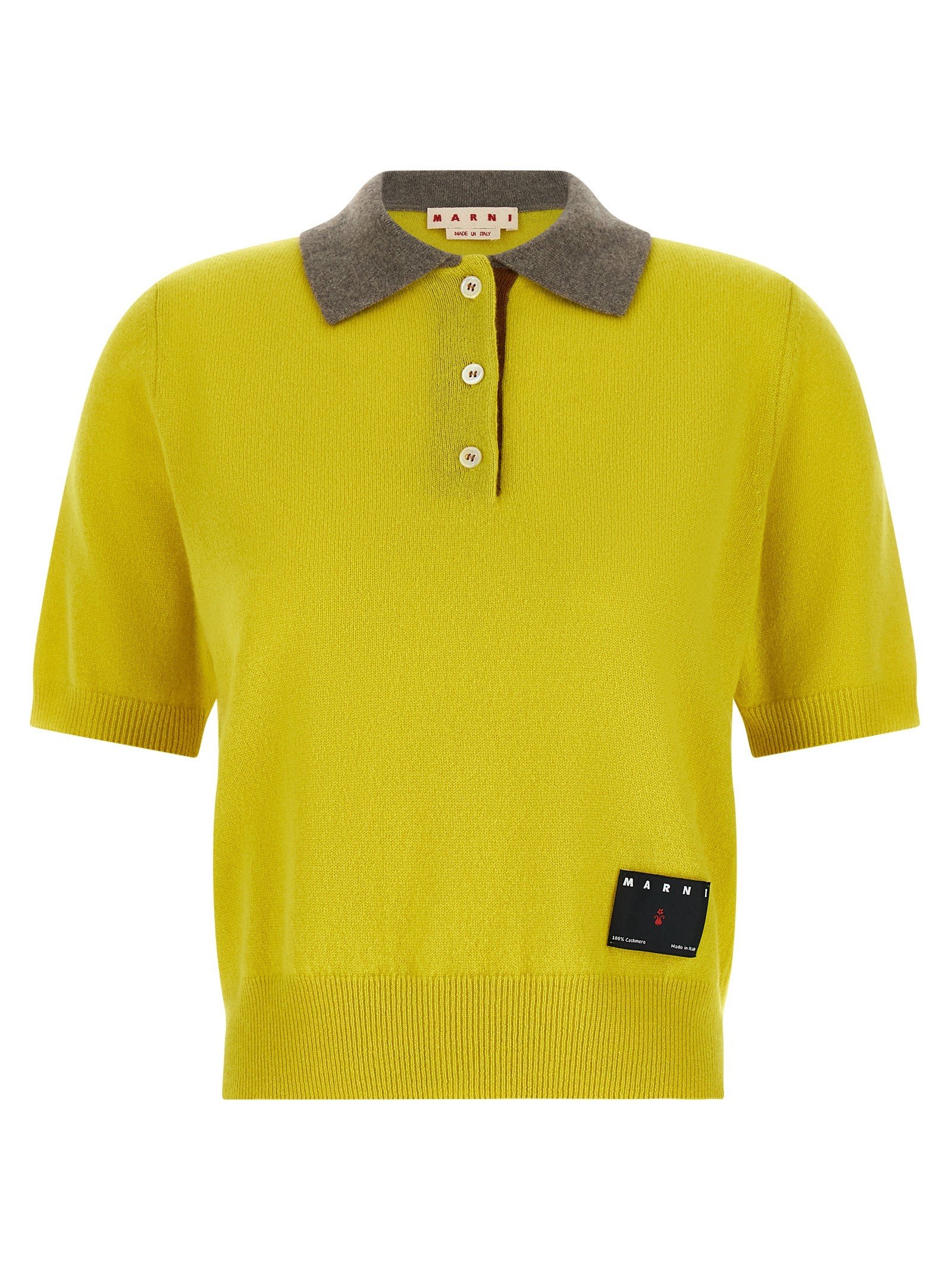 Cashmere polo shirt