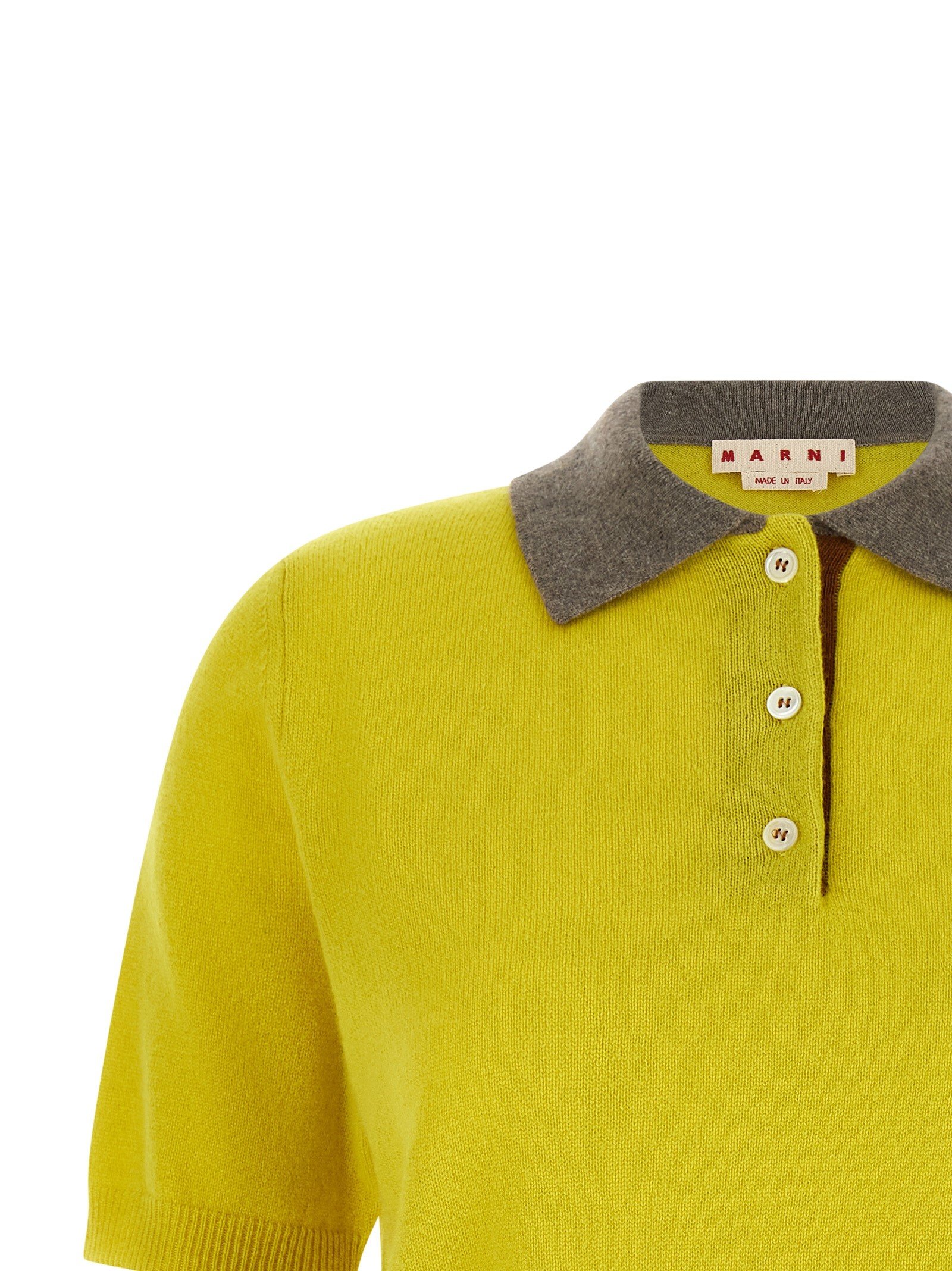 Cashmere polo shirt - Image 3