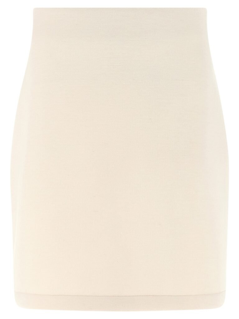 Cashmere scuba skirt