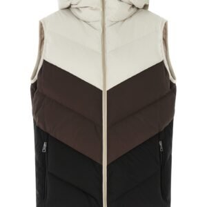 Chevron stitching padded vest