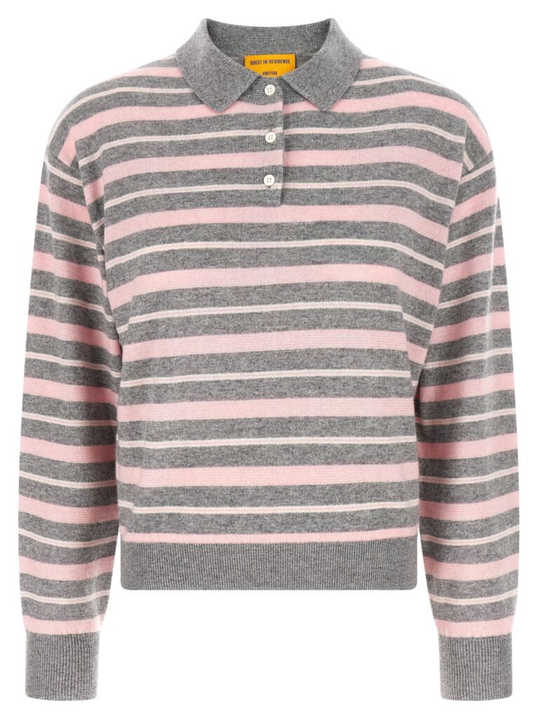 Clloegiate Stripe Polo' sweater