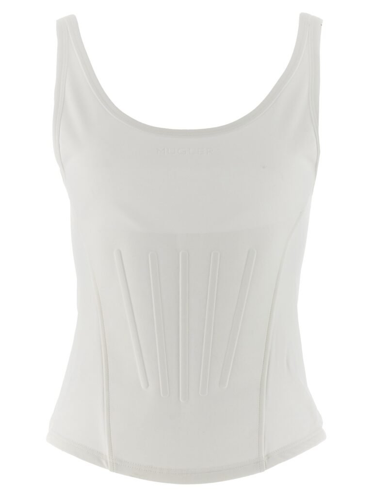 Corseted' tank top