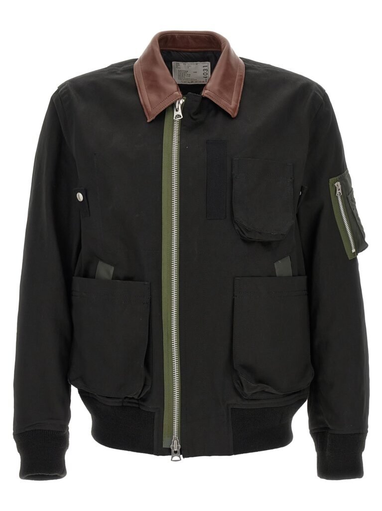 Cotton blouson jacket