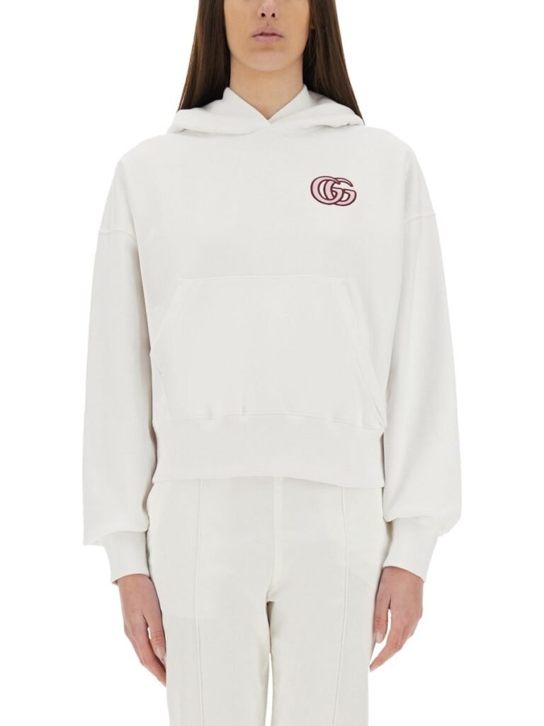 COTTON SWEATSHIRT WITH EMBROIDERY