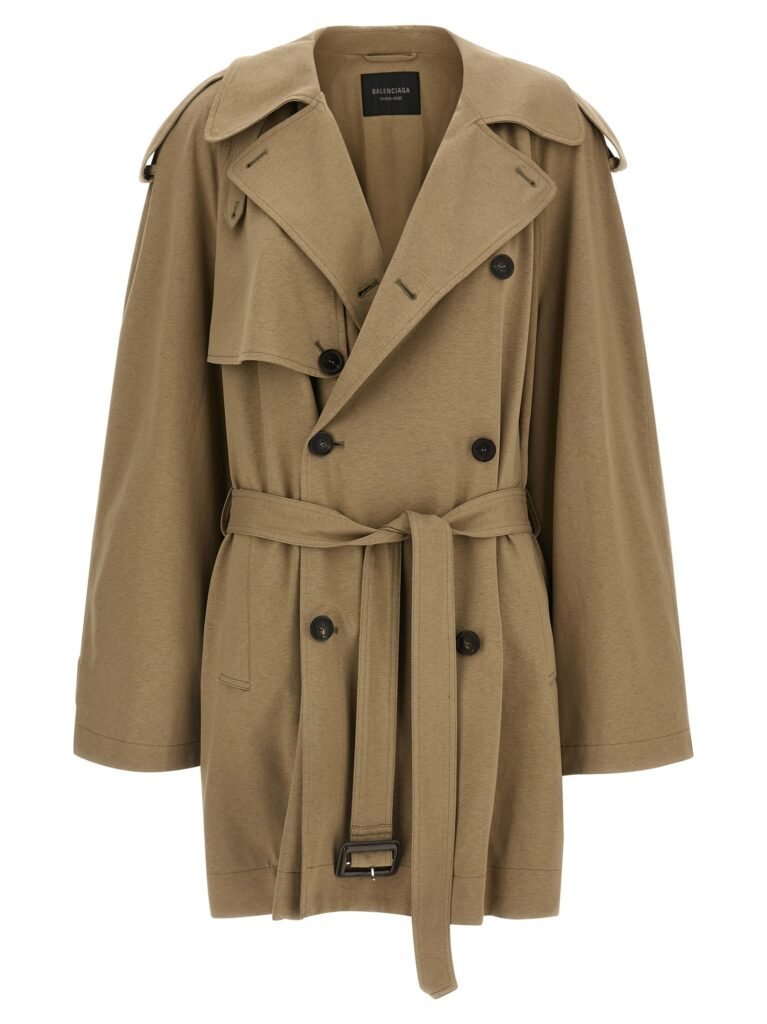 Cotton trench coat