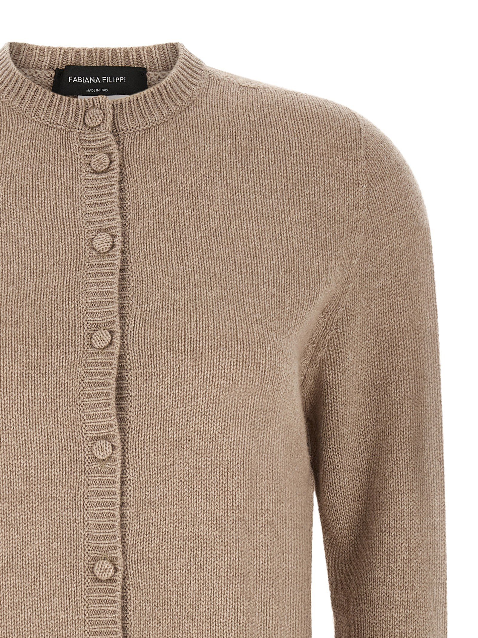 Covered buttons cardigan - Image 3