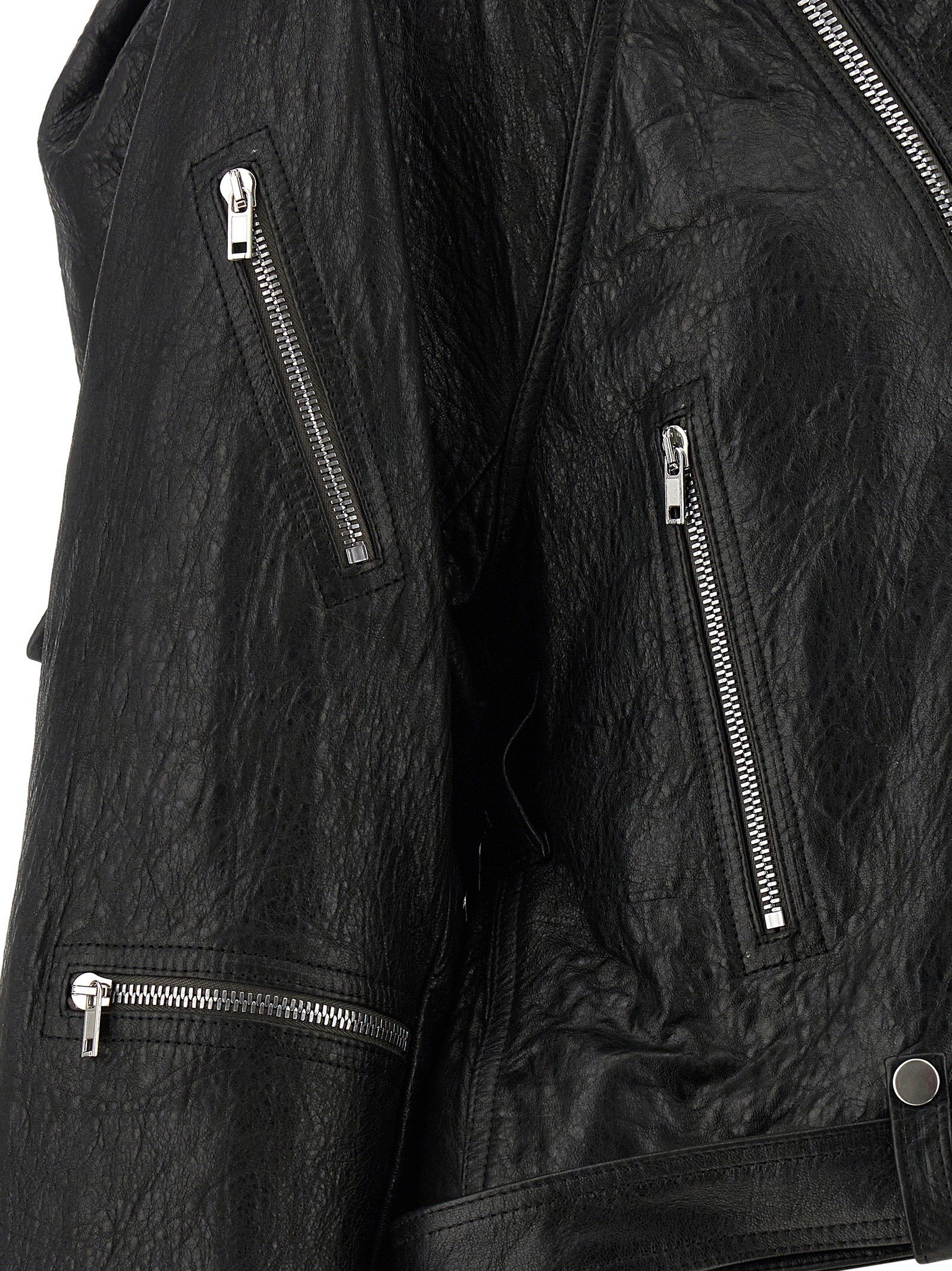 'Cropped Scarf Flight' jacket - Image 5