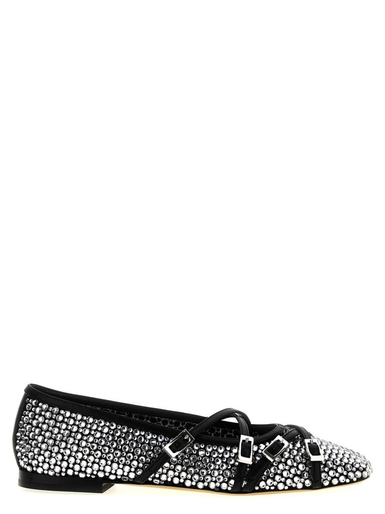 Crystal Net' ballet flats