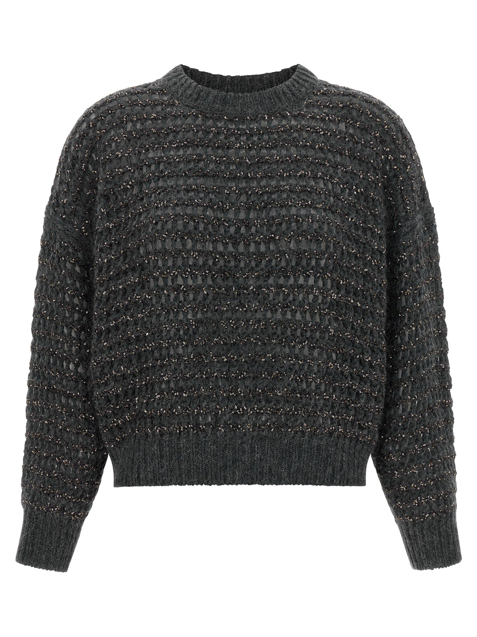 Dazzling Braids' sweater