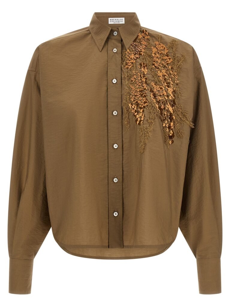 Dazzling Seabed Embroidery' shirt