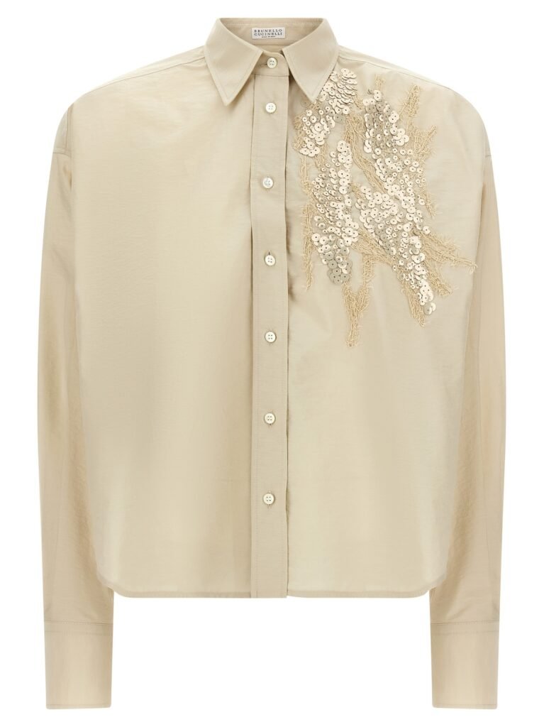 Dazzling Seabed Embroidery' shirt
