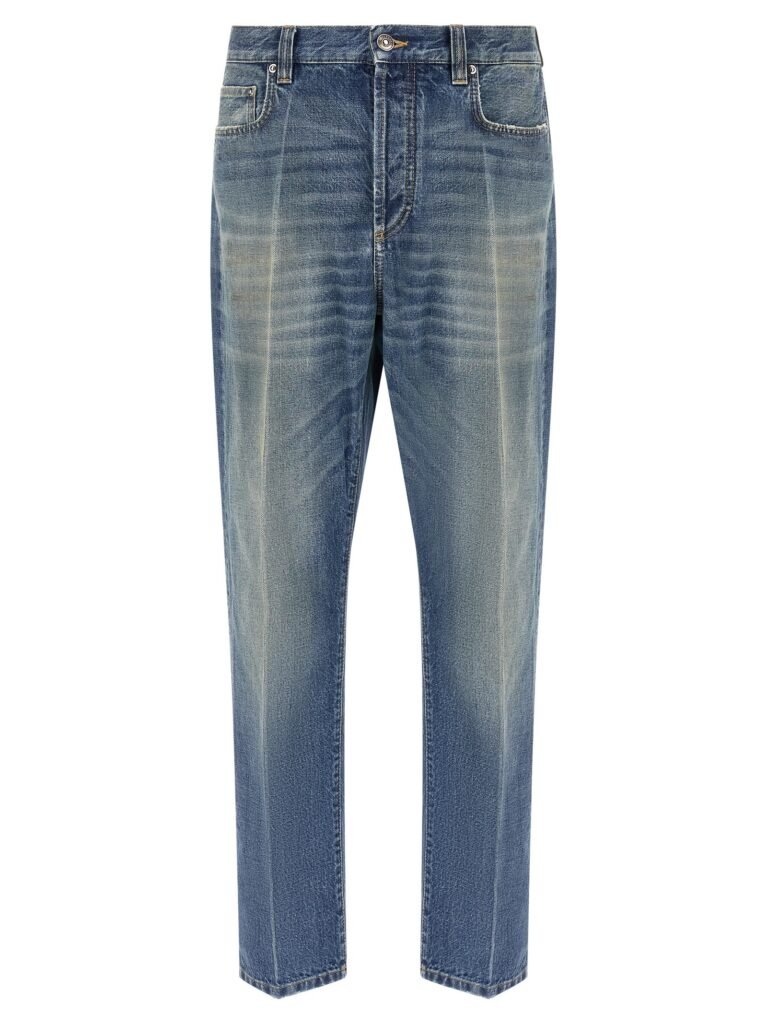 Distressed jeans