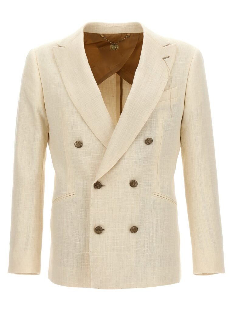 double-breasted blazer