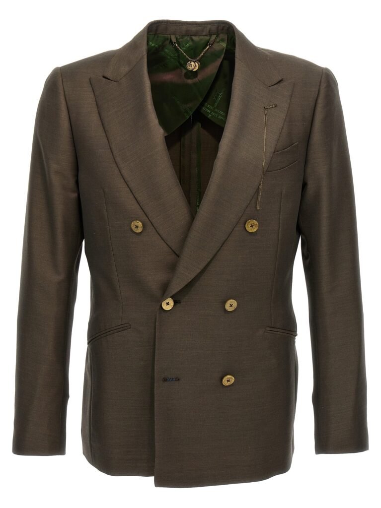 double-breasted blazer