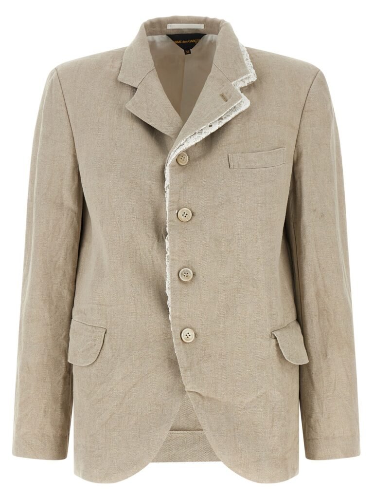Double layer lapel blazer