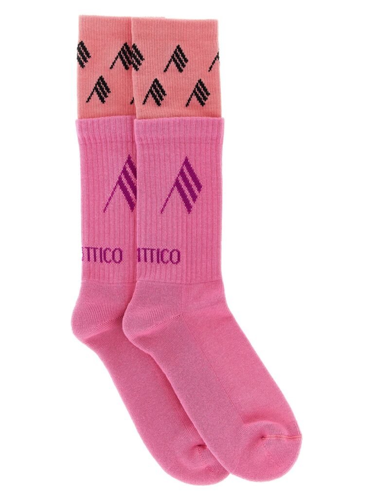 Double layer logo socks