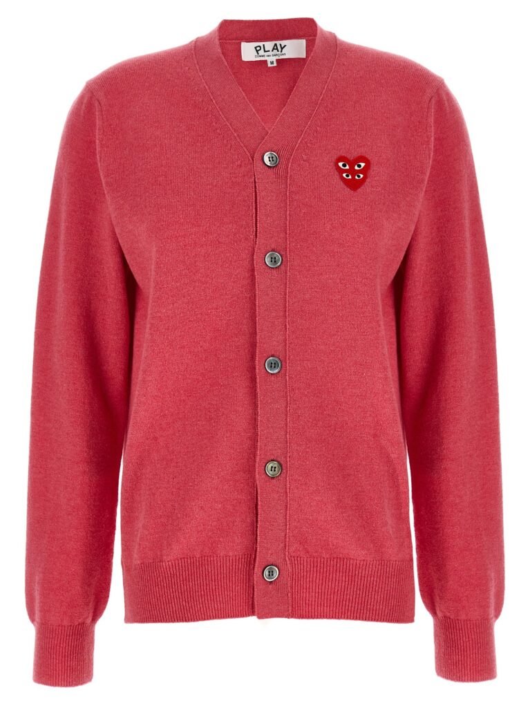 Double Red Emblem' cardigan