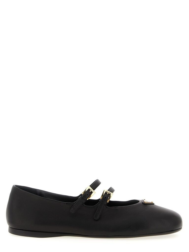 Double strap ballet flats