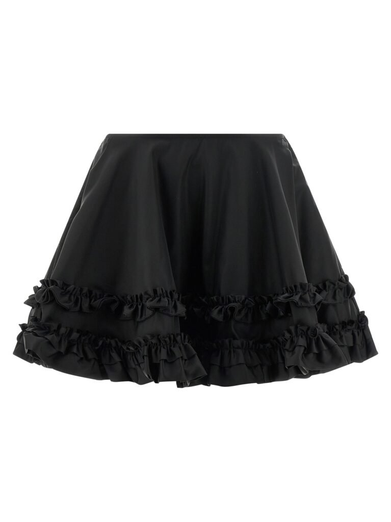 Duchesse Nylon Mini Frill' skirt