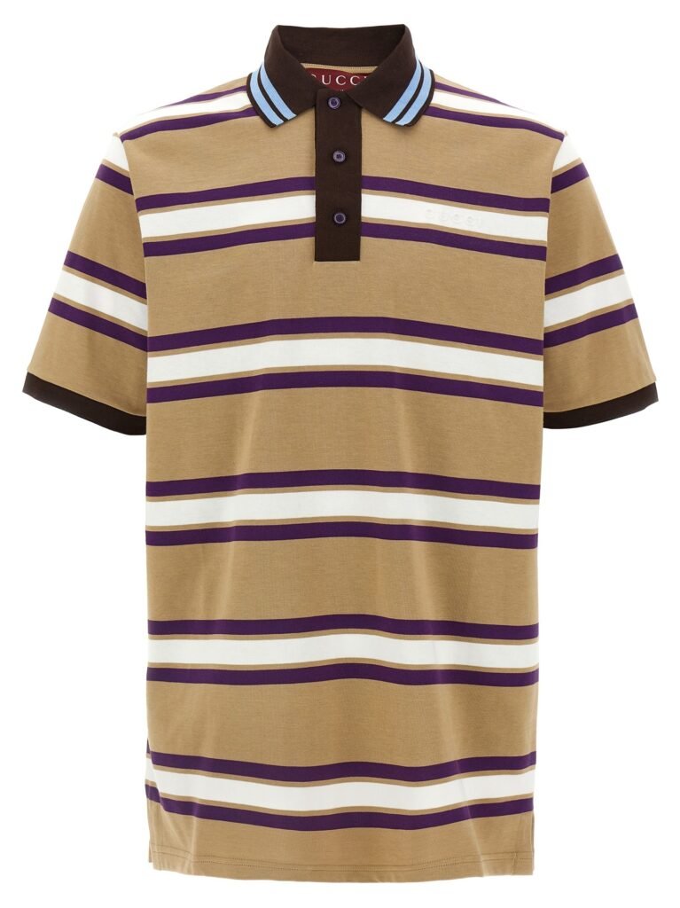 Embossed logo polo shirt