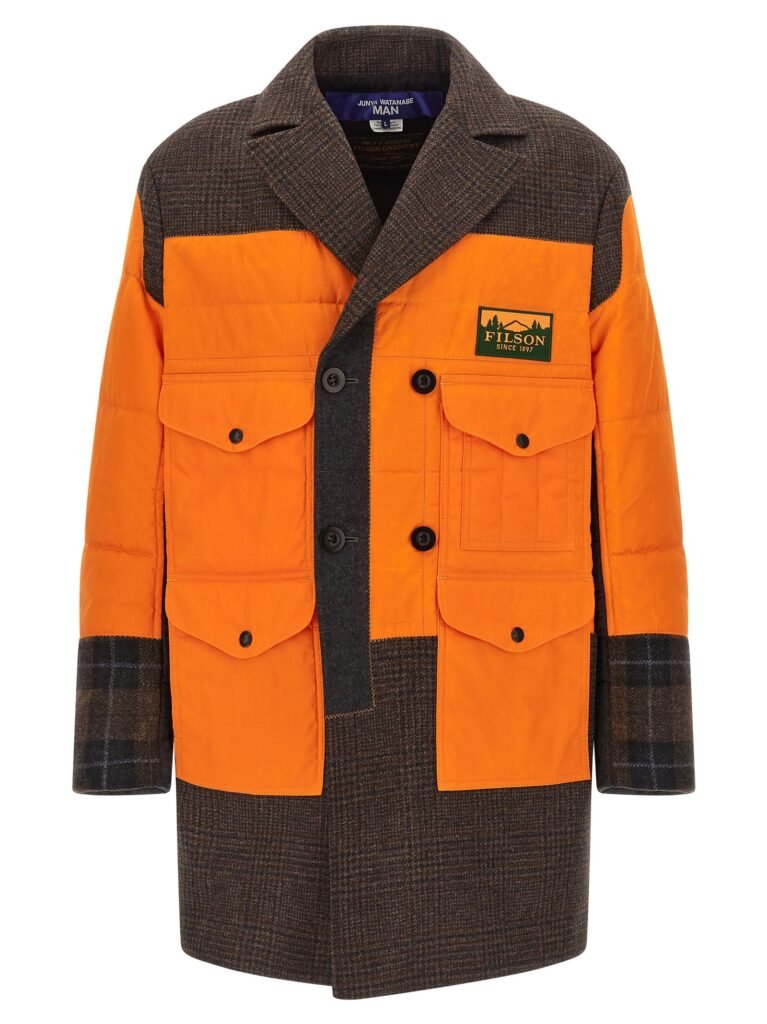 Filson x Junya Watanabe patchwork coat
