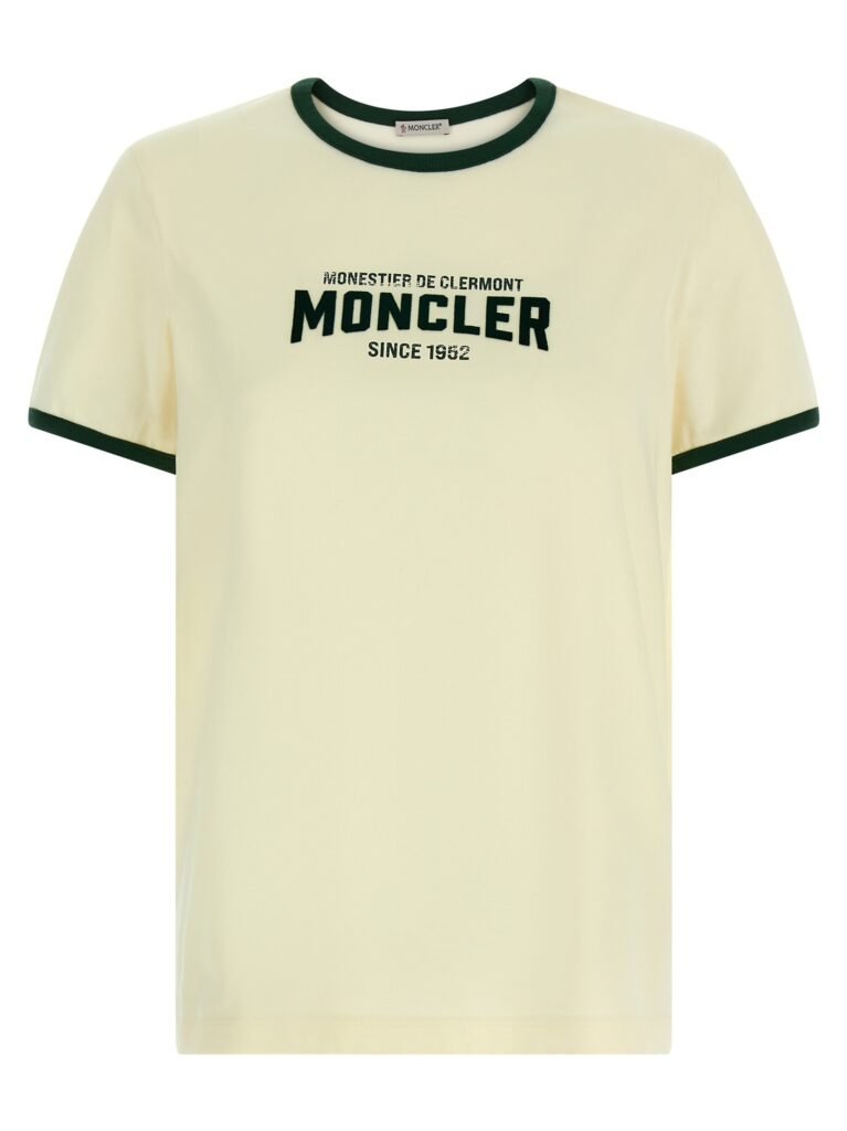 Flocked logo T-shirt