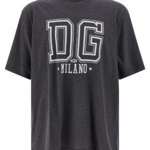 Flocked print T-shirt