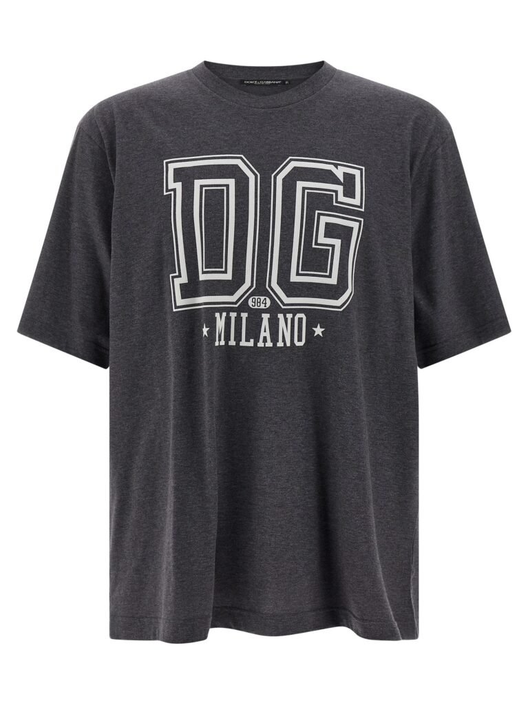 Flocked print T-shirt