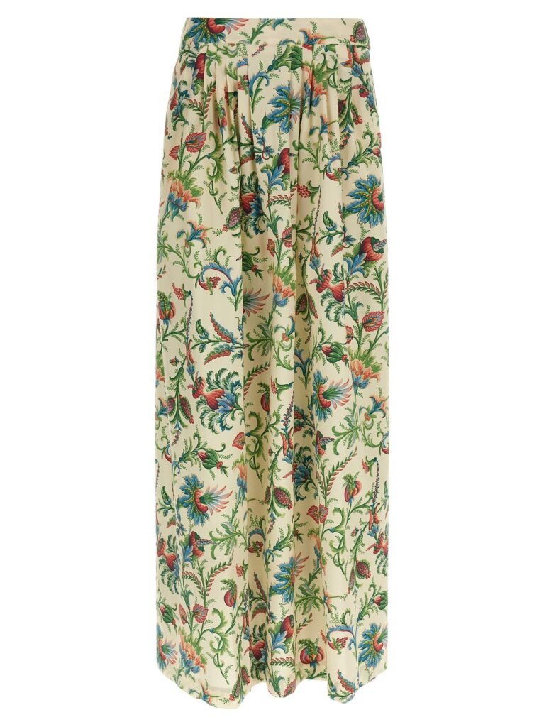 Floral pattern skirt