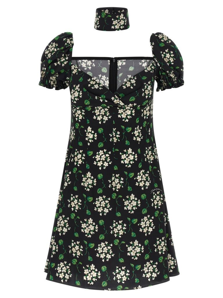 Flower print dress
