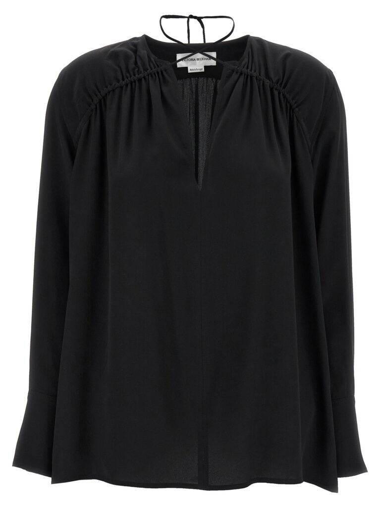 'Gather Detail Tie' blouse
