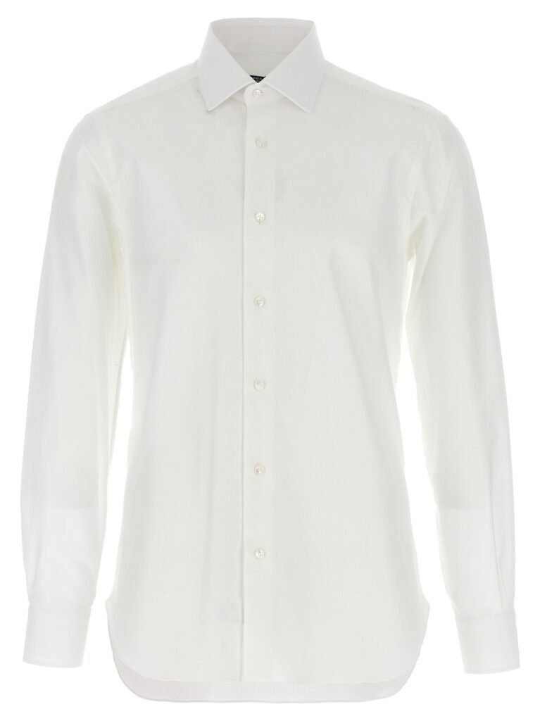 Honeycomb cotton shirt