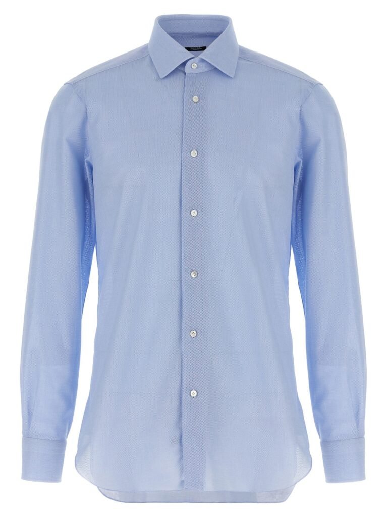 Honeycomb cotton shirt