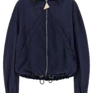 Hooded bomber jacket