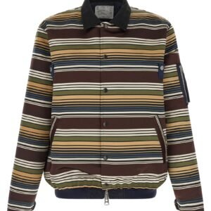 Horizontal Stripe' blouson