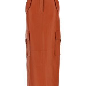 Illustration' midi skirt