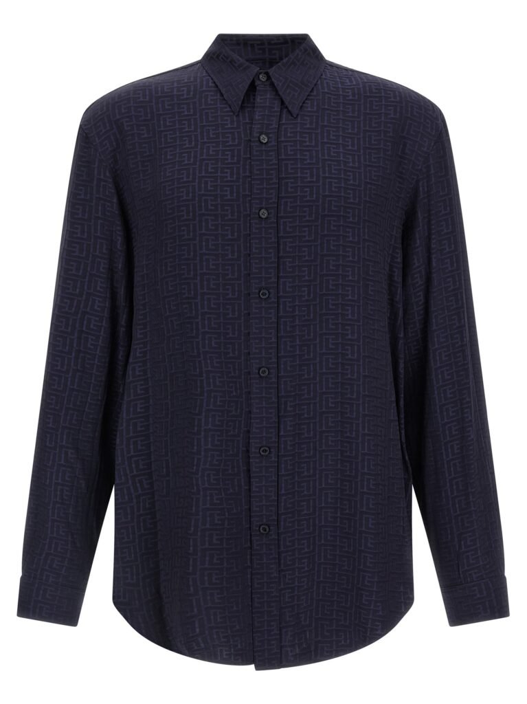 Jacquard monogram shirt