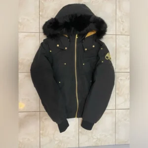 - Moose Knuckles- Ballistic Fur Gold Bomber Jacket Moose Knuckles · Size: US