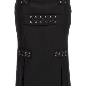 Lace-up skirt