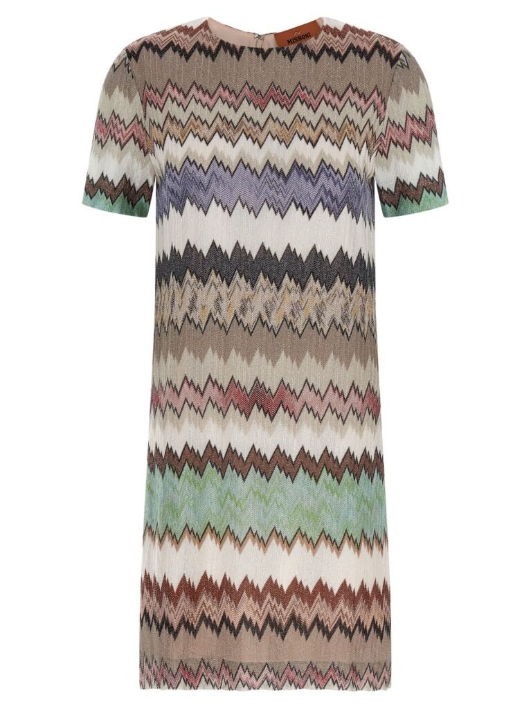 Lamé viscose dress