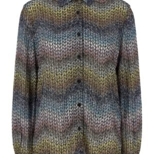 Lamé viscose shirt