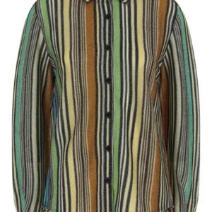 Lamé viscose shirt